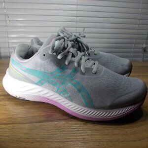 Asics Gel Excite 9 Gray/Sea Glass Size 8 Wide Running Shoes